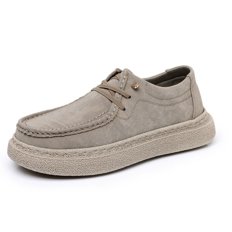 Férfiaknak készült vászoncipő Old Beijing stílusban, mindennapi viselet, slip-on, könnyű és kényelmes