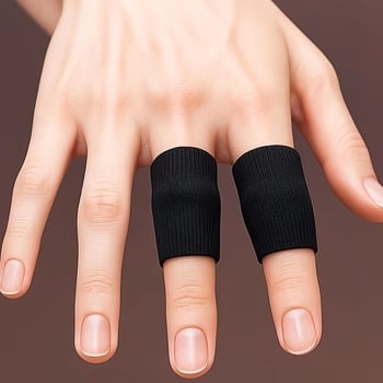 Nylon ujjsvédők sportokra, ízületi védelem kosárlabda és röplabda esetén, elasztikus kézöv, védőfelszerelés íráshoz és nyújtáshoz