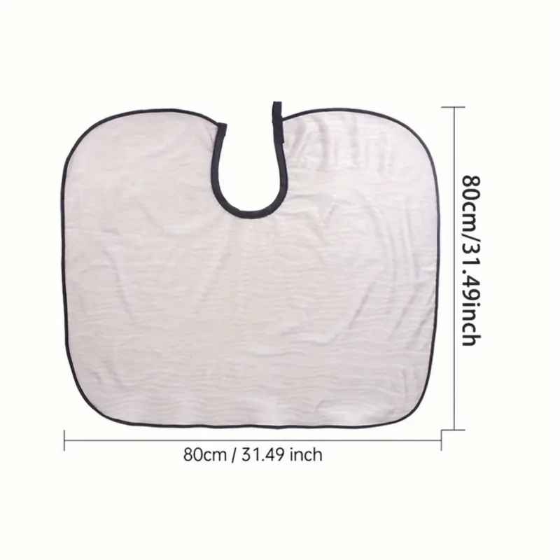Pelerină impermeabilă de coafură, cu material gros, pentru salon și uz casnic, 80×80 cm, pentru vopsirea părului