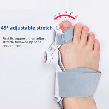 Állítható Hallux Valgus korrektor, uniszex lábujj-elválasztó, ortopédiai eszköz a nagy lábujjhoz