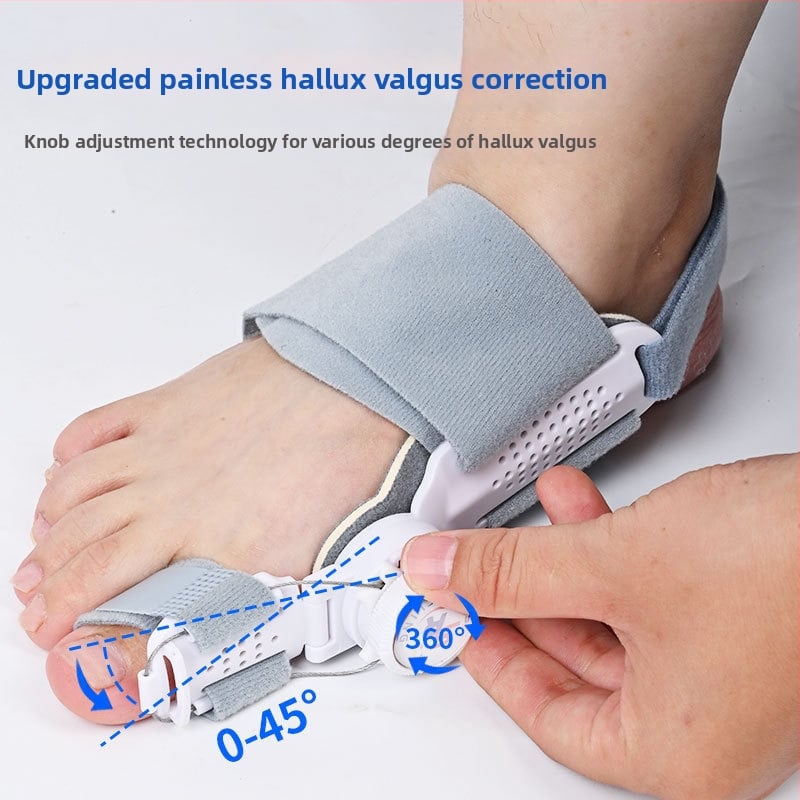 Állítható Hallux Valgus korrektor, uniszex lábujj-elválasztó, ortopédiai eszköz a nagy lábujjhoz