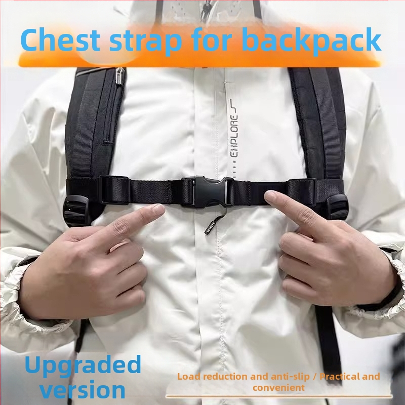 Protisklzový hrudný pás spona k batohu, univerzálny pre deti aj dospelých