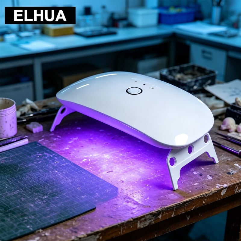 ELHUA Φορητό Σετ UV Φωτός με UV Λάμπα