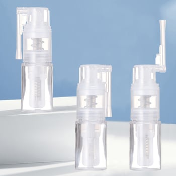 Mini bočica za sprej praha, 8 ml, s dugim izlazom i pritisknim poklopom – za talk, medicinski prah i puder