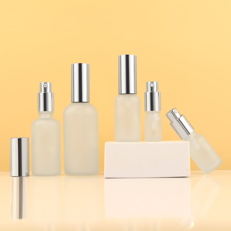 Матово стъклено шише за етерично масло, 5–100 ml, пръскалка, пробник парфюм