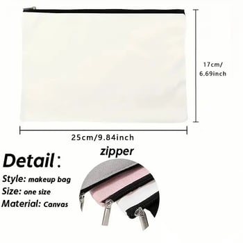 Vodootporna lanena kozmetička torbica s ilustracijom gljiva, elegantan clutch.
