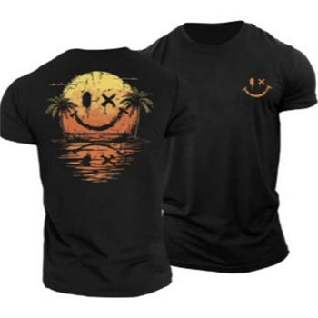 Ανδρικό T‑shirt Sunset από βαμβάκι, 220 γρ καθαρό βαμβάκι