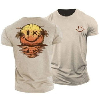 Ανδρικό T‑shirt Sunset από βαμβάκι, 220 γρ καθαρό βαμβάκι