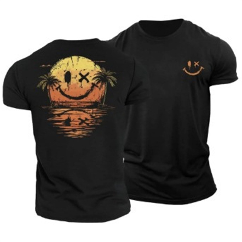 Ανδρικό T‑shirt Sunset από βαμβάκι, 220 γρ καθαρό βαμβάκι