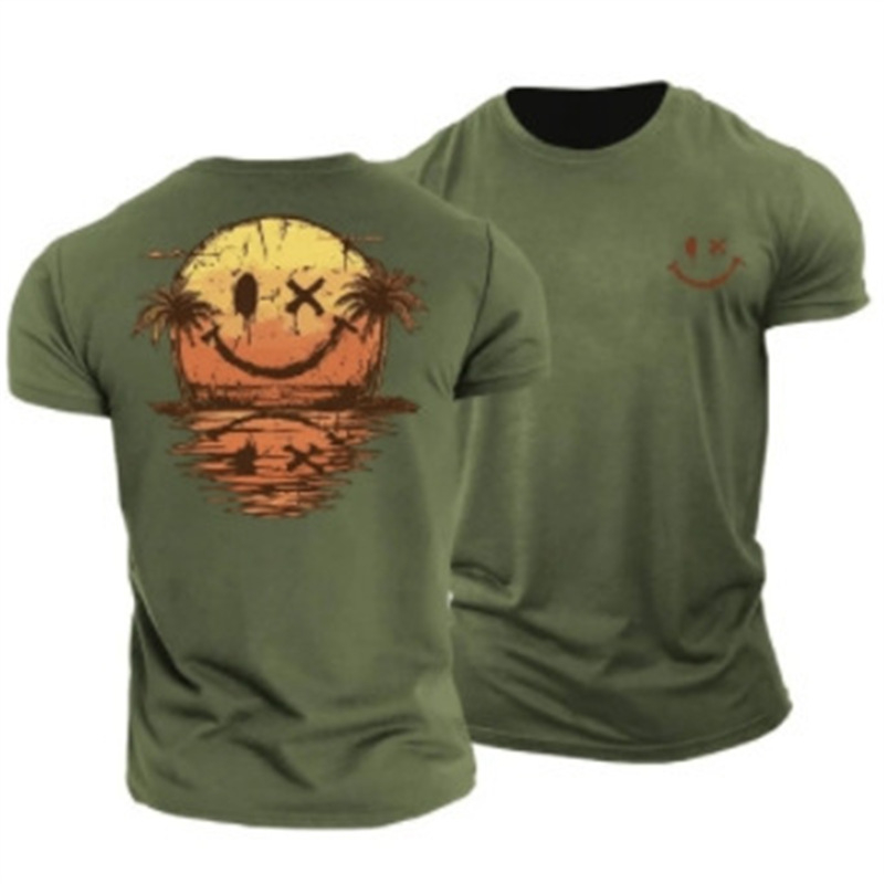 Ανδρικό T‑shirt Sunset από βαμβάκι, 220 γρ καθαρό βαμβάκι