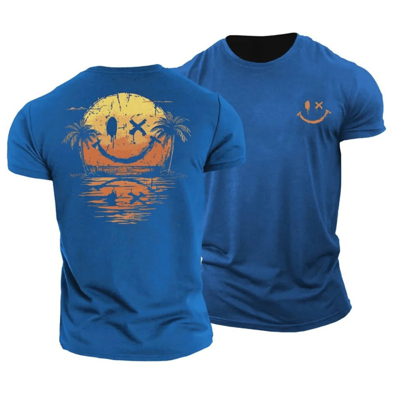 Ανδρικό T‑shirt Sunset από βαμβάκι, 220 γρ καθαρό βαμβάκι