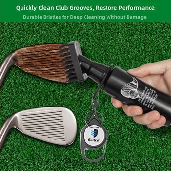 Klasický model: Čistiaca kefka na golfové loptičky so striekaním vody, tlakový typ pre golfové palice