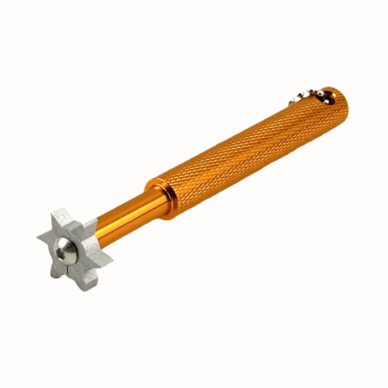 Instrument de curățare a canelurilor și a capului de golf, din oțel inoxidabil