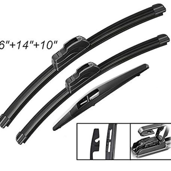 Suzuki SX4 2006-2020 modellhez – első és hátsó ablaktörlőlapok, méretek 26 hüvelyk, 14 hüvelyk és 10 hüvelyk