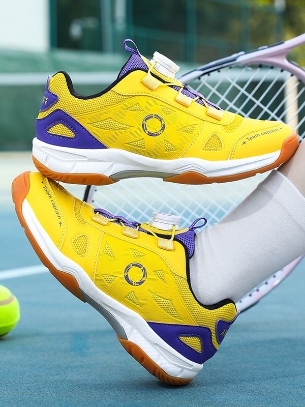 Dječje profesionalne tenisice za badminton s rotirajućom kopčom, lagane i s protukliznom podlogom, za trening, stolni tenis i tenis