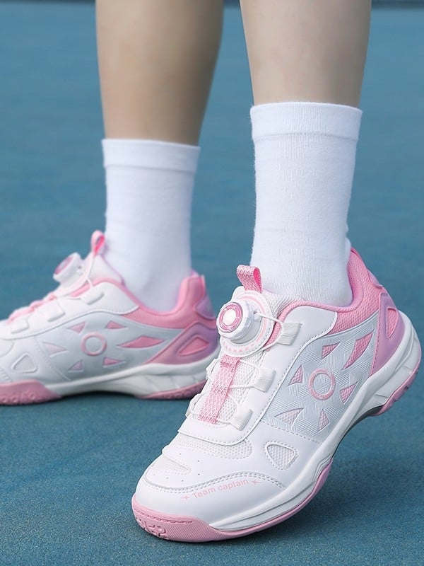Dječje profesionalne tenisice za badminton s rotirajućom kopčom, lagane i s protukliznom podlogom, za trening, stolni tenis i tenis