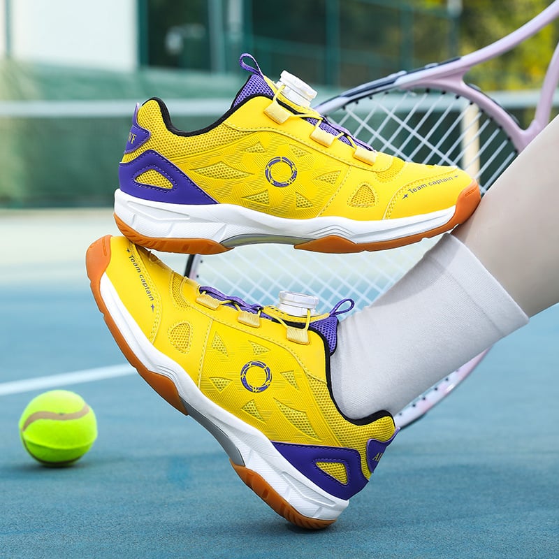 Dječje profesionalne tenisice za badminton s rotirajućom kopčom, lagane i s protukliznom podlogom, za trening, stolni tenis i tenis