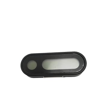 Ceas electronic pentru mașină cu afișaj LCD luminos și termometru, mini cu bandă adezivă