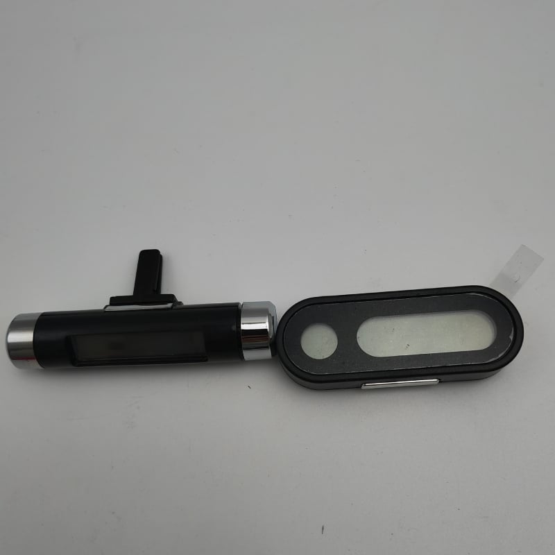Ceas electronic pentru mașină cu afișaj LCD luminos și termometru, mini cu bandă adezivă