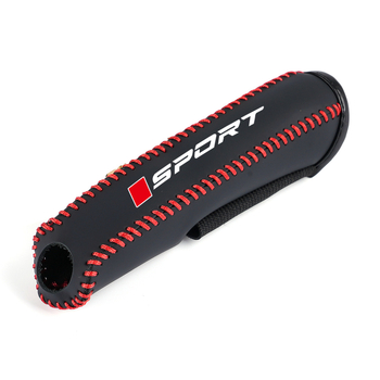 Capac pentru frână de mână din piele autentică, antiderapant, capac pentru schimbătorul de viteze și capac de praf – accesorii pentru interiorul auto