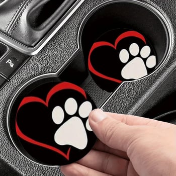 Suport circular din silicon pentru pahare auto – ceai și cafea