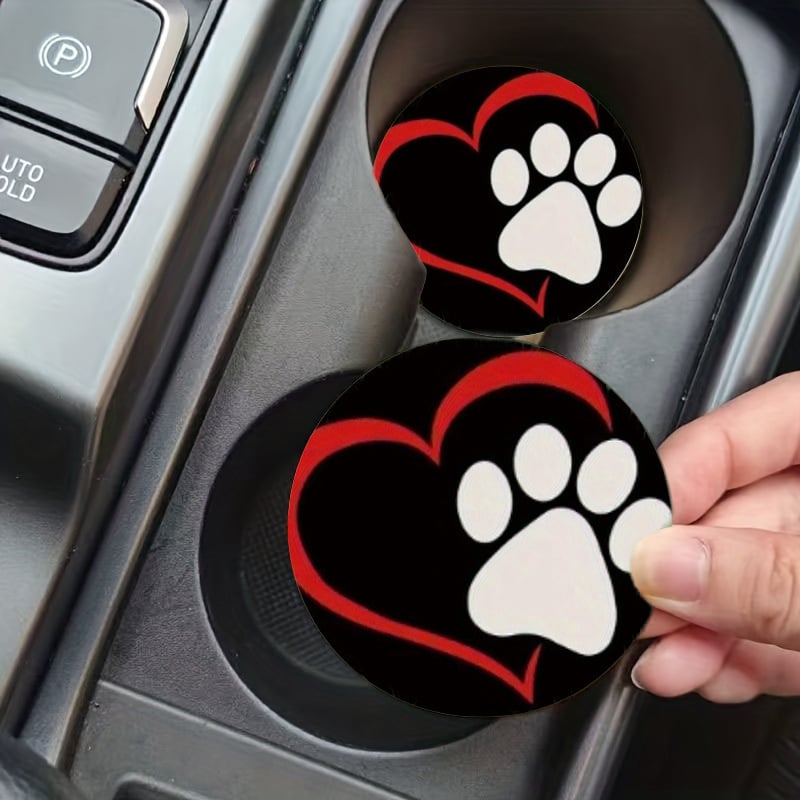 Suport circular din silicon pentru pahare auto – ceai și cafea