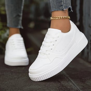 Bijele tenisice s debelim potplatom, casual i svestrane za trčanje, korejskog stila, ultra lagane, protuklizne, unisex