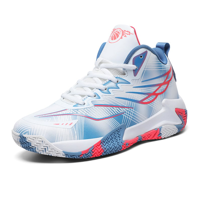 Pantofi de baschet pentru bărbați, adidași sport de vară aerisiți cu tehnologie de respirabilitate, mărimea 47-48
