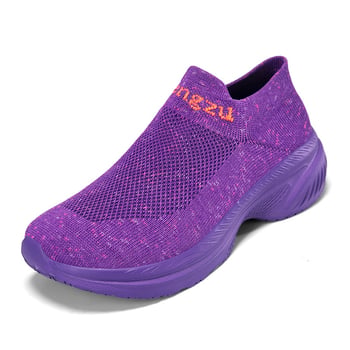 Ženske slip-on tenisice s prozračnom mrežicom, mekana debela potplata, ljetna casual obuća