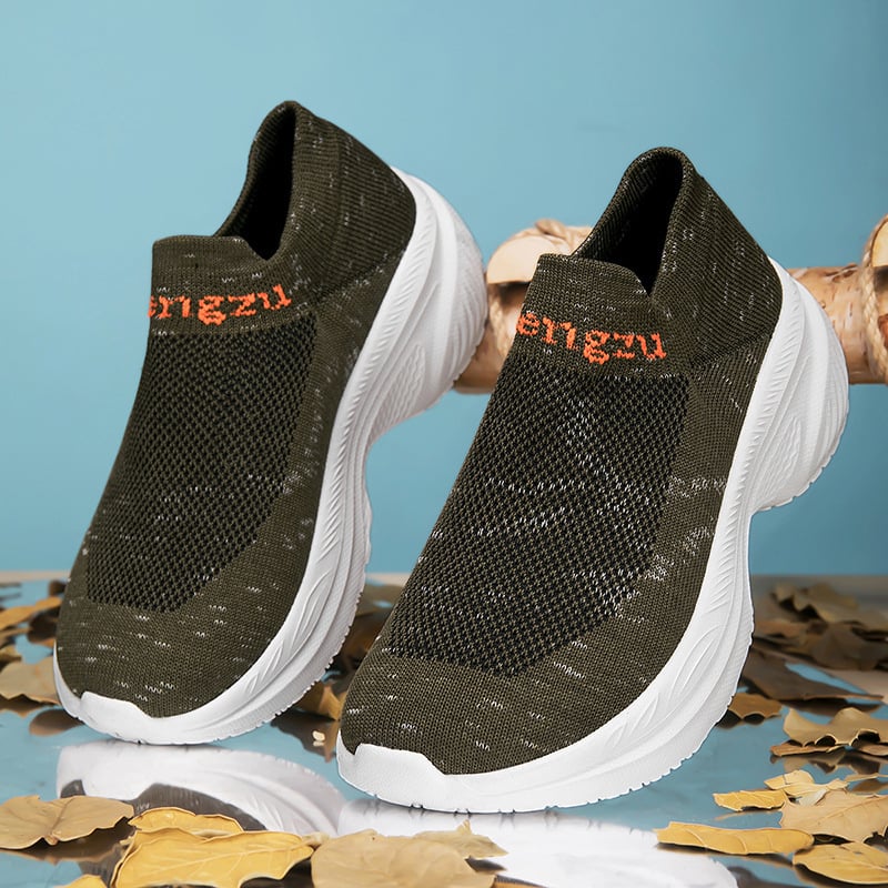 Ženske slip-on tenisice s prozračnom mrežicom, mekana debela potplata, ljetna casual obuća