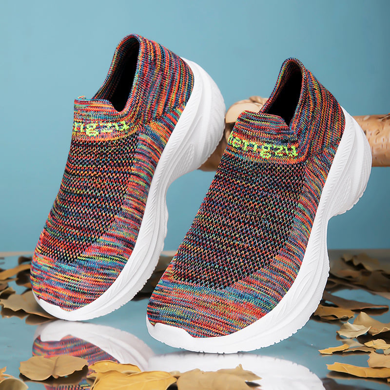 Ženske slip-on tenisice s prozračnom mrežicom, mekana debela potplata, ljetna casual obuća