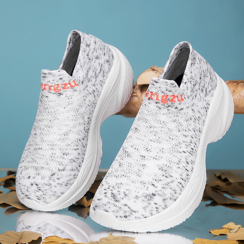 Ženske slip-on tenisice s prozračnom mrežicom, mekana debela potplata, ljetna casual obuća