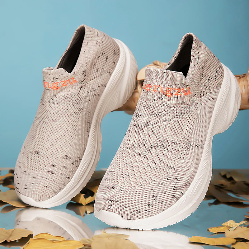 Ženske slip-on tenisice s prozračnom mrežicom, mekana debela potplata, ljetna casual obuća