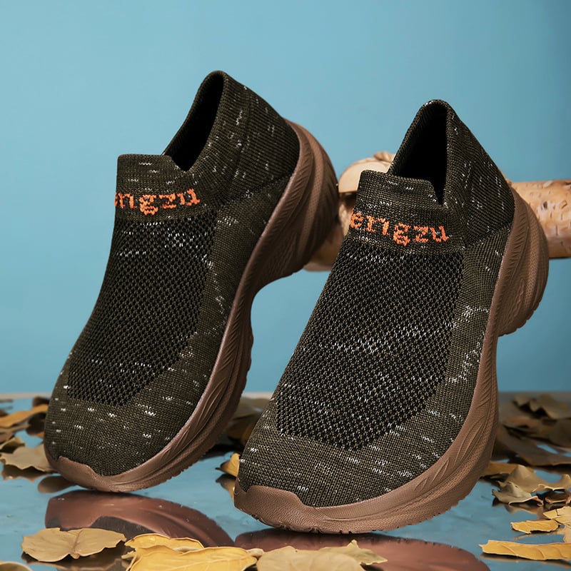 Ženske slip-on tenisice s prozračnom mrežicom, mekana debela potplata, ljetna casual obuća