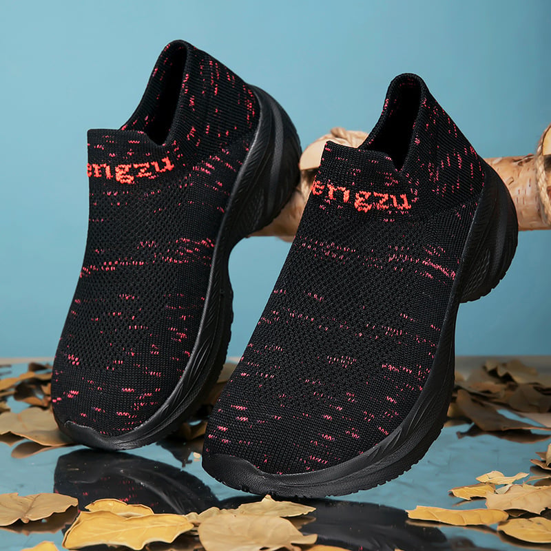 Ženske slip-on tenisice s prozračnom mrežicom, mekana debela potplata, ljetna casual obuća