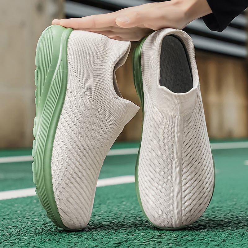 Slip-on αθλητικά παπούτσια με διαπνέον επάνω μέρος από διχτυωτό ύφασμα, ευρύ 6E, μέγεθος 46, ανδρικά καθημερινά καλοκαιρινά παπούτσια.
