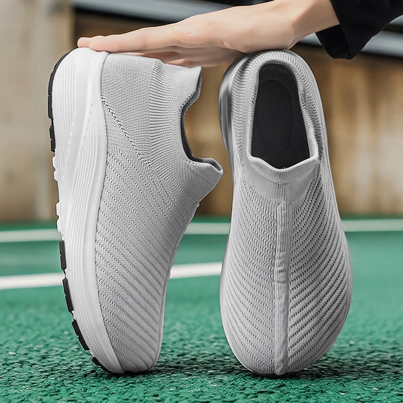 Slip-on αθλητικά παπούτσια με διαπνέον επάνω μέρος από διχτυωτό ύφασμα, ευρύ 6E, μέγεθος 46, ανδρικά καθημερινά καλοκαιρινά παπούτσια.