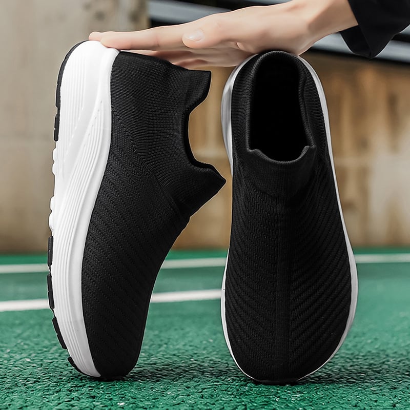 Slip-on αθλητικά παπούτσια με διαπνέον επάνω μέρος από διχτυωτό ύφασμα, ευρύ 6E, μέγεθος 46, ανδρικά καθημερινά καλοκαιρινά παπούτσια.