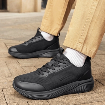 Férfiaknak széles orrú sportcipő, lélegző, csúszásmentes talppal, mindennapi viselet, dad sneakers stílusban
