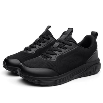 Férfiaknak széles orrú sportcipő, lélegző, csúszásmentes talppal, mindennapi viselet, dad sneakers stílusban