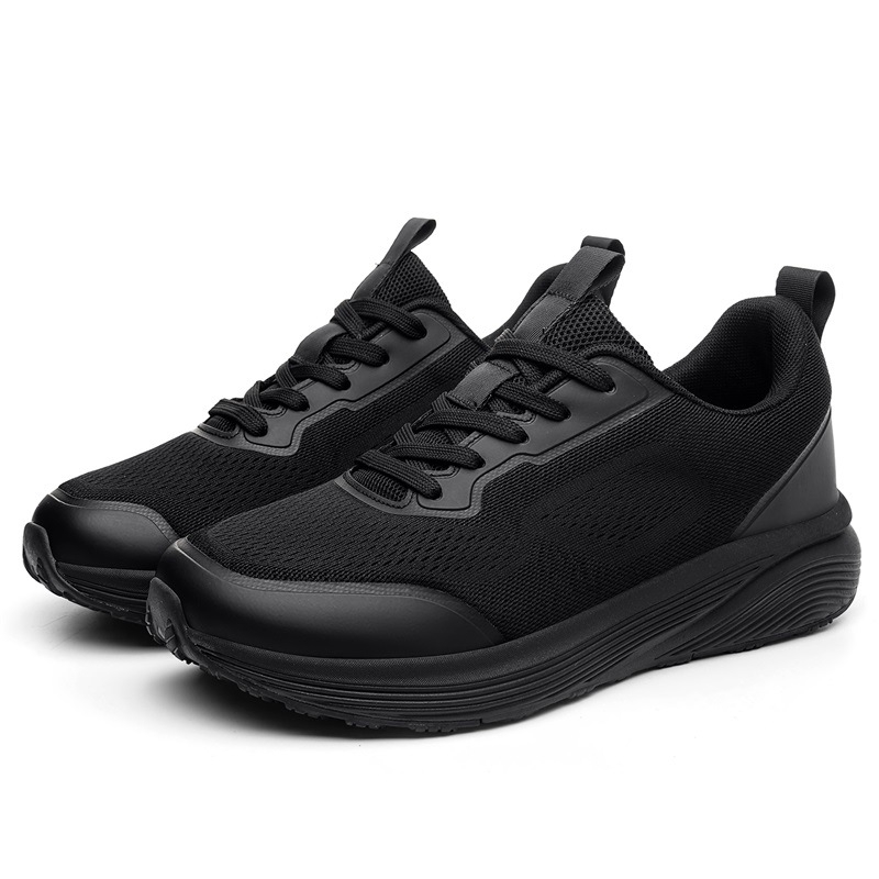 Férfiaknak széles orrú sportcipő, lélegző, csúszásmentes talppal, mindennapi viselet, dad sneakers stílusban