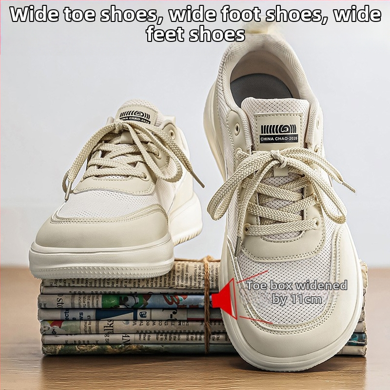 Unisex tenisky z priedušnej sieťoviny, široký nos, hrubá podrážka, casual, každodenné