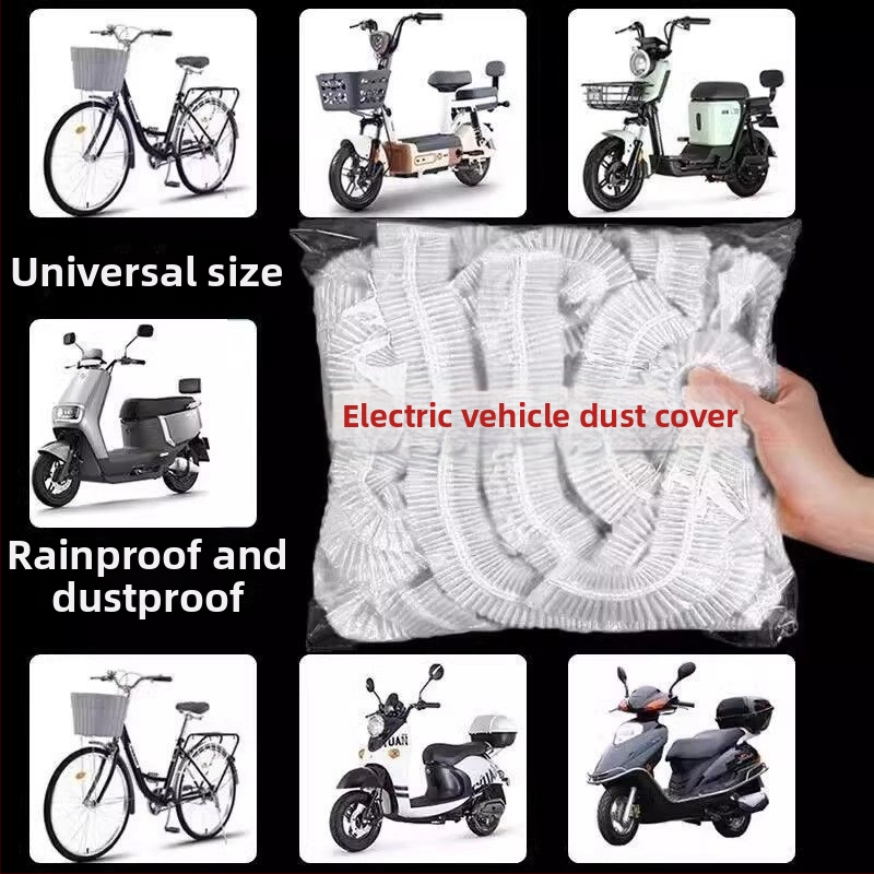 Jednorázové vodotesné pokrytie sedadla pre elektrické vozidlá a motocykle, univerzálny kryt proti prachu pre všetky ročné obdobia