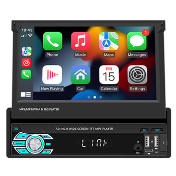 7-inčni bežični CarPlay MP5 player s ručno izvlačnim zaslonom i Bluetooth stražnja kamera
