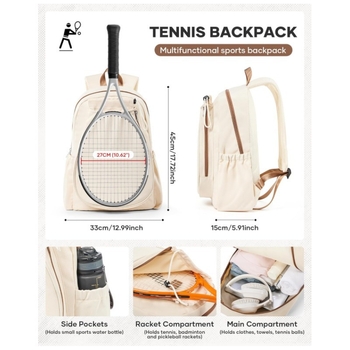 Unisex sportski ruksak za tenis i badminton s velikim kapacitetom