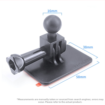 Silikónový držiak s vákuovou prisavkou pre auto dash cam 70Mai Pro A800/A500S, základňa 68 mm, 360°