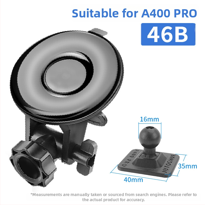 Silikónový držiak s vákuovou prisavkou pre auto dash cam 70Mai Pro A800/A500S, základňa 68 mm, 360°