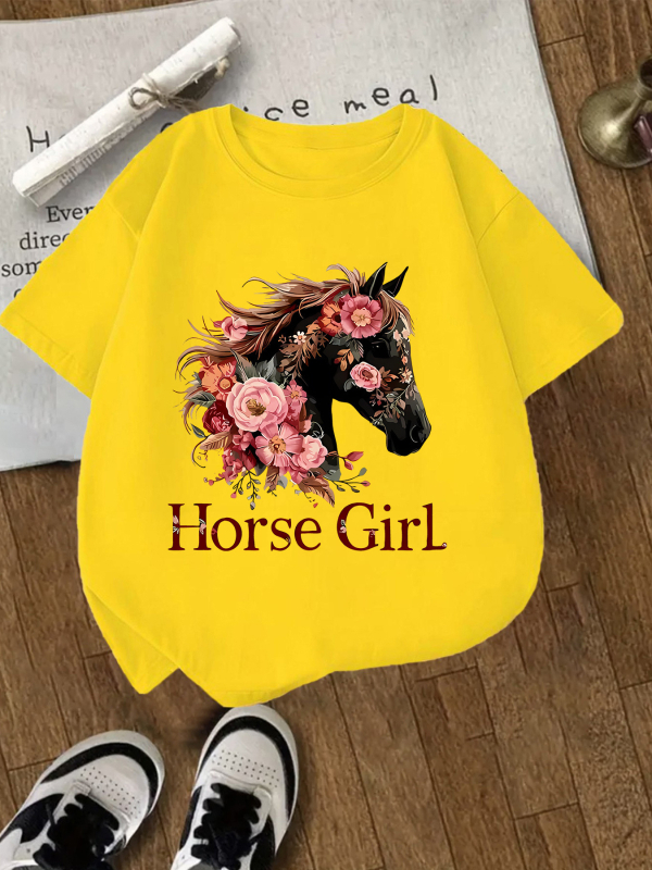 Παιδικό καλοκαιρινό T-shirt με 3D ψηφιακή εκτύπωση, στρογγυλός λαιμός, κοντό μανίκι