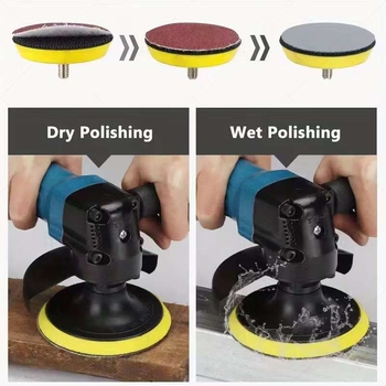 Set de 35 discuri pentru repararea farurilor și polisare auto, diametrul 75 mm (3 in), bureți de polisare cu șmirghel