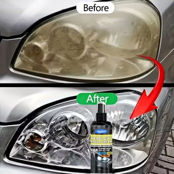 Autó lámpa helyreállító spray: eltávolítja a sárgulást és az oxidációt, visszaállítja a tisztaságot és hosszú távú védő bevonatot biztosít.